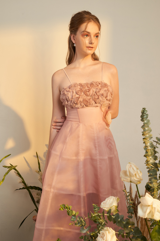 Christian Rose Pink Dress