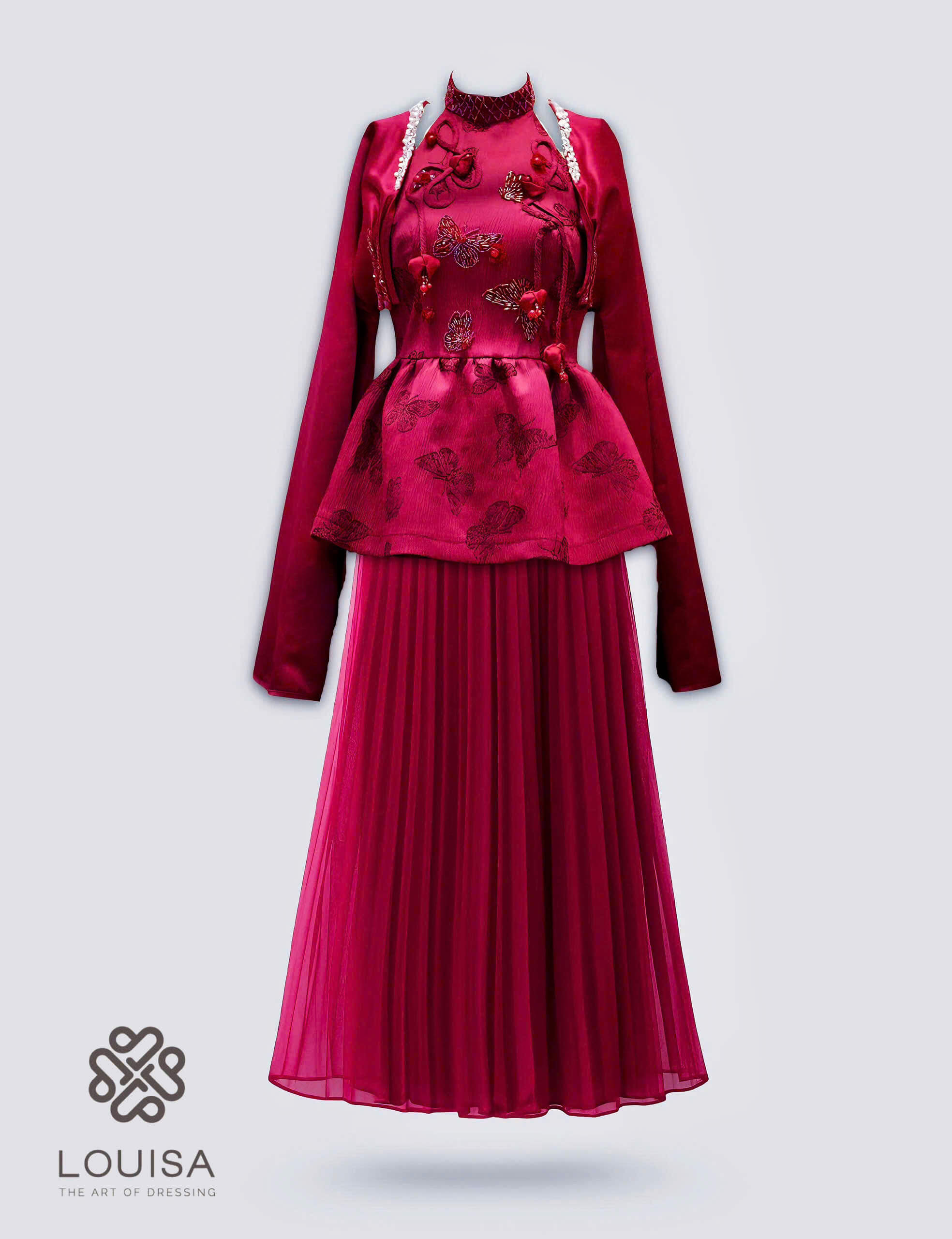 Scarlet Katie Rose: Chân váy dập pli