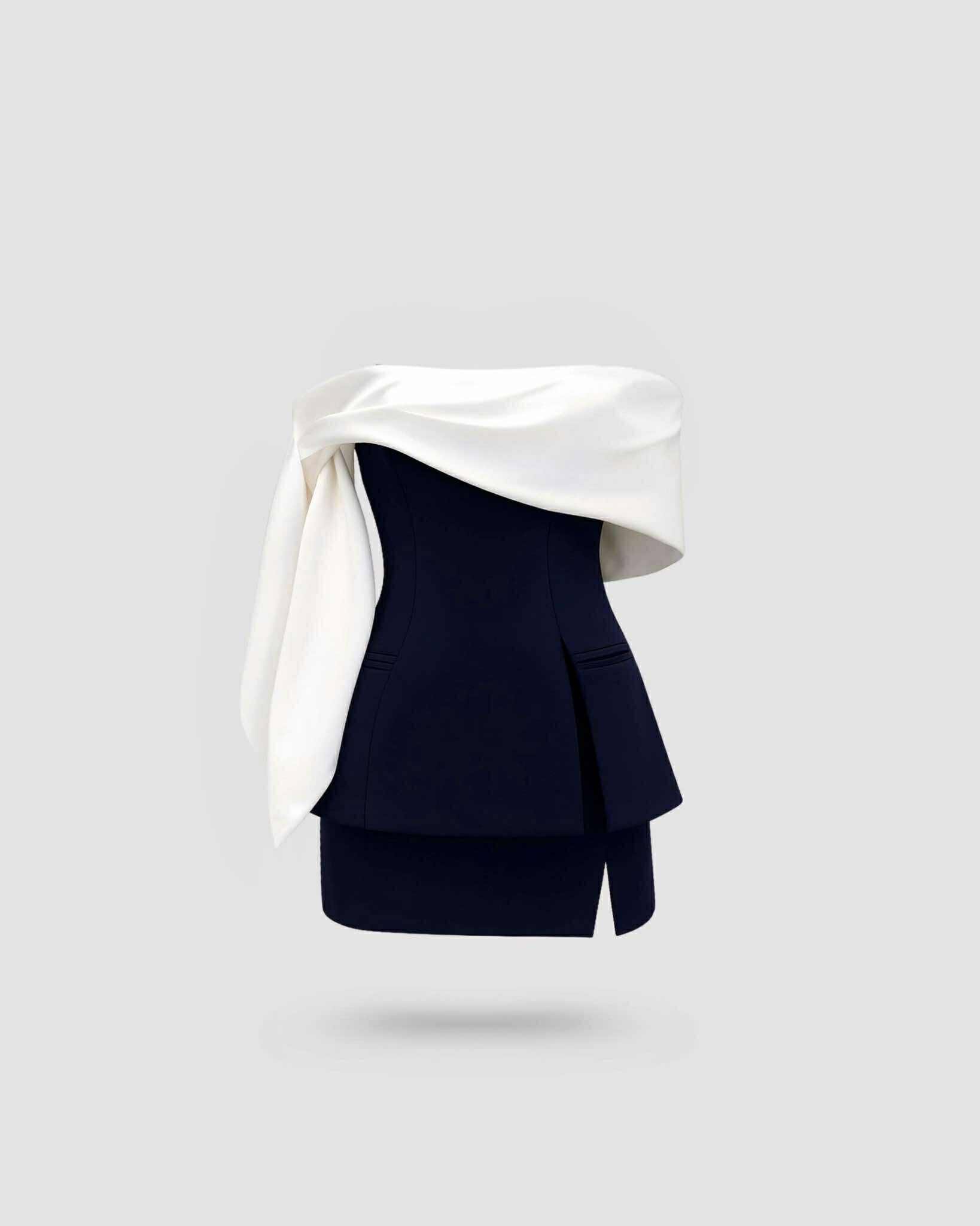 ÁO AZURE DRAPPED